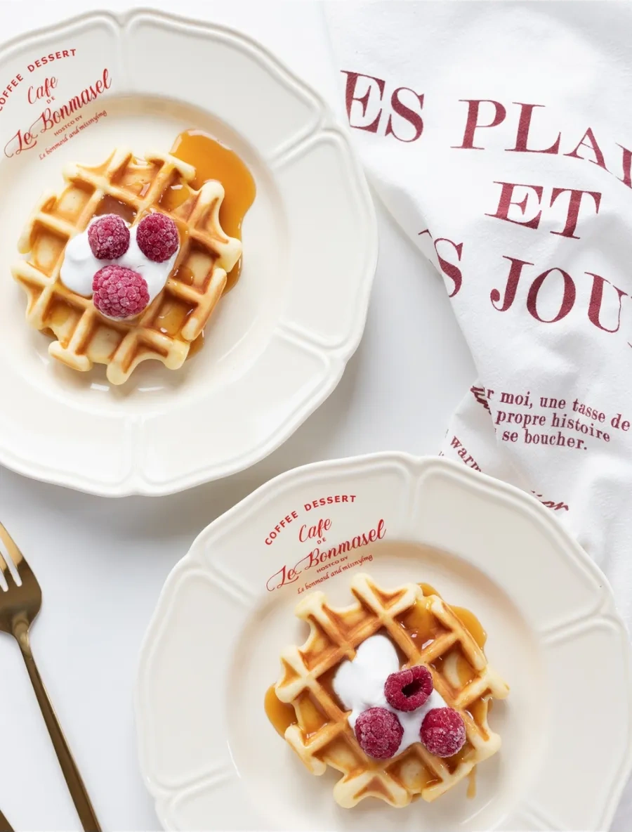 Perex Seramik Tabak Seti 2 Adet, 22 Cm 348951468 Sütlü