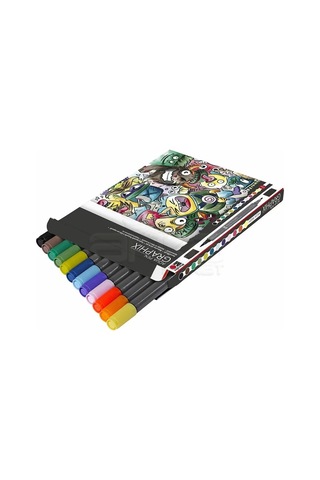 Marabu Graphix Mega Mash Aqua Pen Set 12 Renk