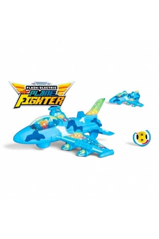 25 Cm Sesli Işıklı Hareketli Plane Fighter 9474
