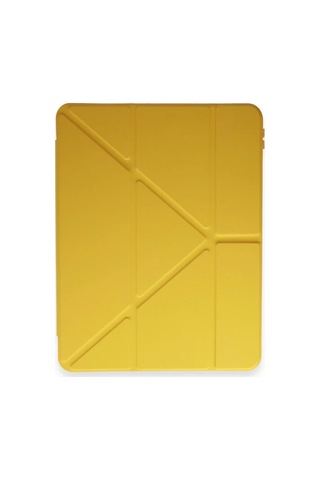 Ventra Apple iPad Uyumlu Pro 11 2018 Kılıf Kalemlikli Mars Tablet Kılıfı - Açık Sarı Ventra