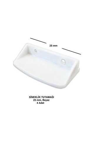 Sineklik Tutamağı 25 Mm 4 Adet