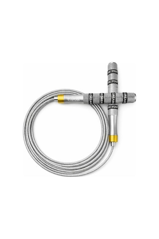 Evapera Profesyonel Speed Rope Atlama İpi Rulmanlı Bilyalı Hızlı Dönüş Fitness Crossfit & Boks İpi Gri