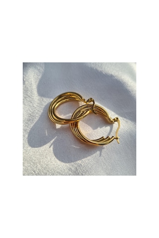 Triple Luxe Hoop Altın