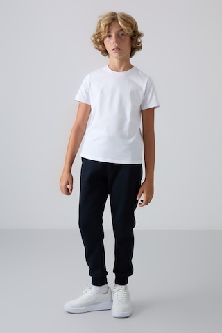 Tommy Life Lacivert Pamuklu Kalın İçi Tüylü Yumuşak Dokulu Standart Fit Nakışlı Erkek Çocuk Eşofman Alt - 1122 Lacivert