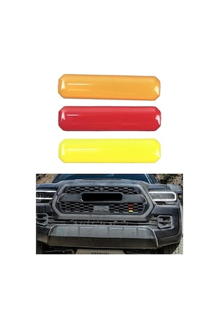 Novahub Toyota Tacoma Sticker Izgara Için Evrensel Epoksi Dekor Çıkartmaları Badge Alüminyum Kb