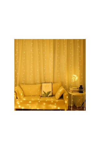 Ers Perde Led 2 Metre Kumandalı 8 Ayrı Moda Sahip 2 Mt X 2 Mt Perde Led Peri Led Usb