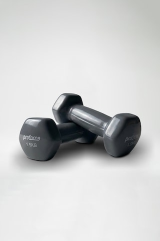 Proforce Vdb Dışı Vinil Kaplı İçi Çelik Döküm Ağırlık Dambılı Gri 1.5 KG