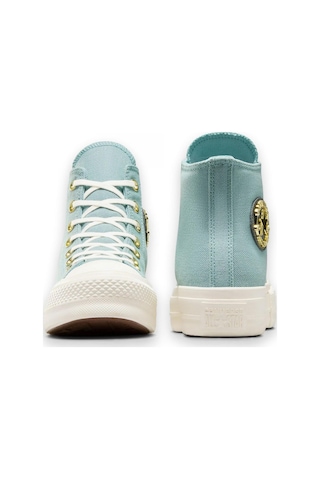 Converse A11495c Chuck Taylor All Star Lift Sneakers Açık Yeşil Unisex Spor Ayakkabı-6382 A11495c-423-vernal Pool/egret/true Nature
