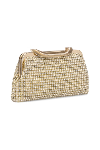 Guja 25kc1284 Kadın Taşlı Abiye Çanta Altın Altın