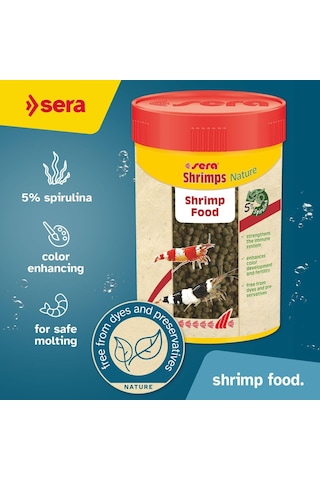Sera Shrimps Natural 100 Ml 55 Gr