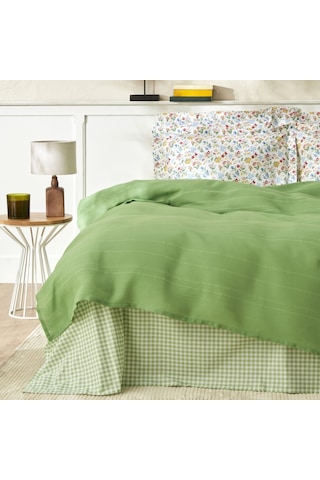 Karaca Home Noya %100 Pamuk Çift Kişilik Pike Takımı Yeşil 200.22.14.0022 Yeşil