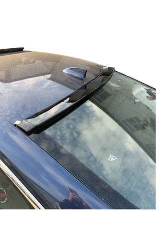 Honda Civic 2022+ Fe1 Cam Üstü Spoiler Düz Model Pianoblack İthal Abs Plastik