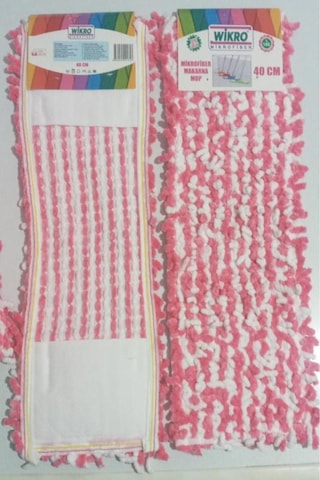 Wikro 3 Adet Mikrofiber Makarna Mop 40 Cm