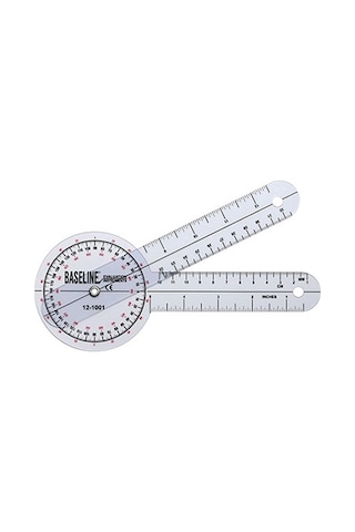 Baseline Plastik Gonyometre 360 Derece 20 CM