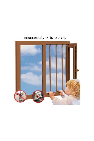Pencere Güvenlik Kilidi - Pencere Bariyeri - Çocuk Güvenliği