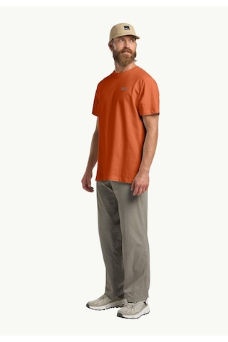 Jack Wolfskin Essential T M Erkek T-shirt-29704 Turuncu