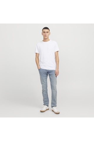 Jack & Jones Erkek Slim Fit Jean - Glenn - 12269466 Blue Denim