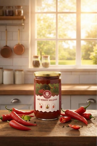 Acı Biber Salçası -gaziantep-650 Gr