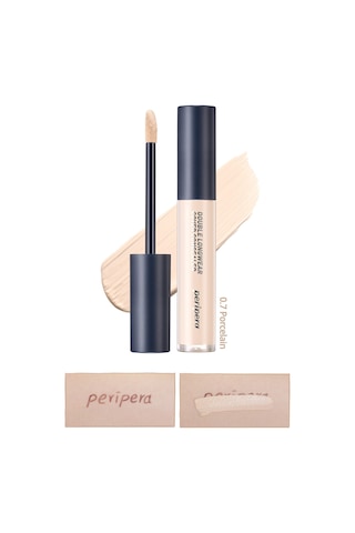 Hafif Yapılı Gün Boyu Yüksek Kapatıcı Perıpera Double Longwear Cover Concealer 0.7 Porcelain 07