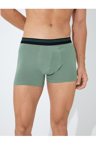 Koton 3'lü Boxer Seti Puantiyeli Çok Renkli Haki 5wlm90024mk Haki