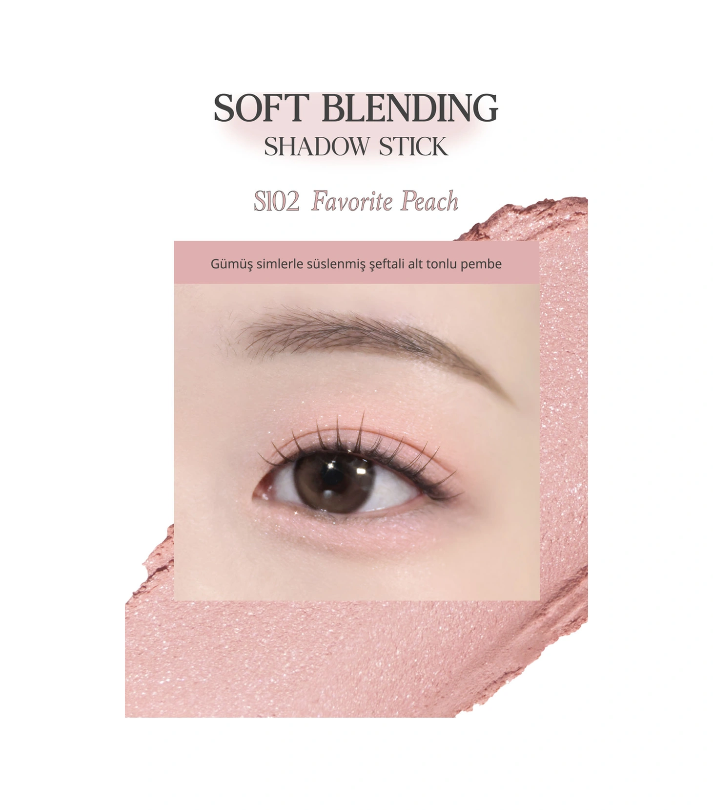 Clio Soft Blending Shadow Stick S102 Favorite Peach