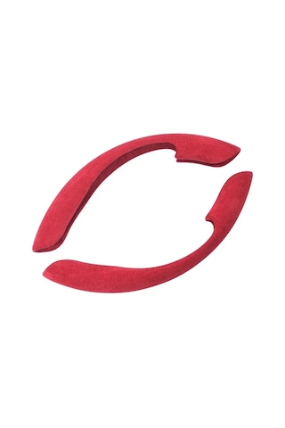 Karbon Fiber Süet Kaymaz Araba Direksiyon Kapağı Trumpchi Gs8 Ga4 Ga6 Için Red Kırmızı