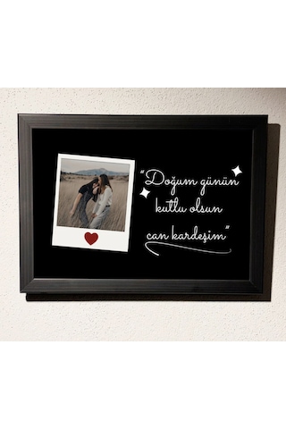 En İyi Arkadaşa Doğum Günü Fotoğraf Baskılı Tablo Hediyesi 20 x 30