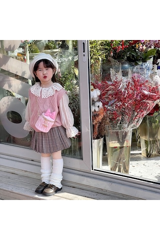 Aurora Yay Kovaçantası Çocuk Zincirçapraz Vücut Çantası Pembe