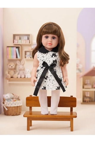 Emzikli Sevimli %100 Et Bebek - 50 Cm Konuşan Gerçekçi Oyun Arkadaşı İnteraktif Eğitici Oyuncak 69552455