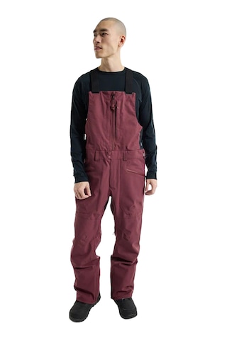 Burton Reserve 2l Bib Erkek Kırmızı Snowboard Pantolonu Almn Bordo