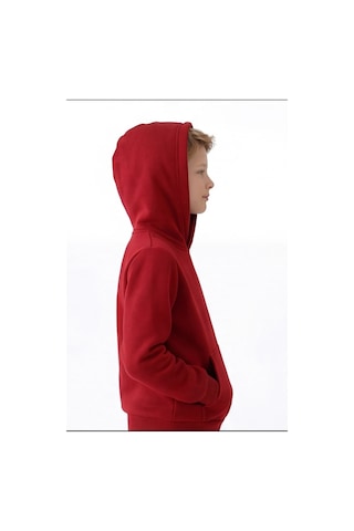 Esila Kids Çocuk Eşofman Takımı Kapüşonlu 3 İp 5-10 Yaş Bordo
