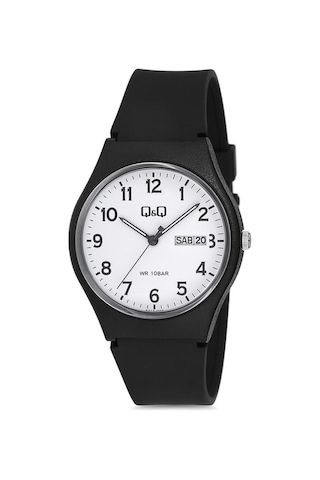 Q&q Startime Samstar Polo Air Uyumlu 18mm Kauçuk Siyah Silikon Saat Kordonu Diğer