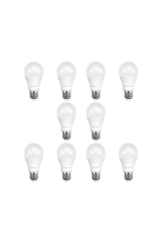 Led Lamba 10 Adet 14w -100w E27 1500 Lümen Beyaz Işık Flora