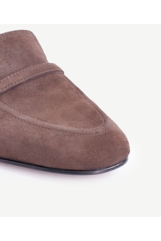 Yargıcı Atkılı Deri Loafer 25kkay4035x 208 Kahverengi