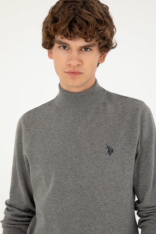 U.s. Polo Assn. Erkek Gri Melanj Kazak /triko 50293499-vr086 Gri Melanj