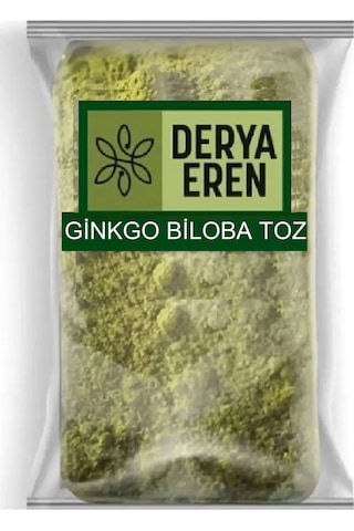 Derya Eren Ginkgo Biloba Yaprağı Öğütülmüş Mabed Ağacı Ginko Toz 100 G