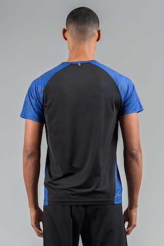 Maraton Regular Erkek Bisiklet Yaka Saks T-shirt Saks Mavi