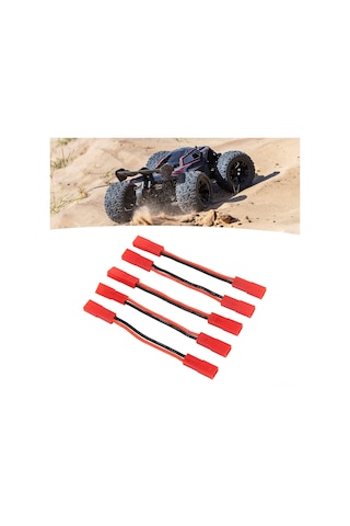 Geekyou Rc Jst Female-jst Female Adaptör Kablosu 22awg, 5cm Uzunluk, Plastik-bakır Malzeme, 5 Adet, Motor Esc Dönüştürme İçin Güvenli Bağlantı