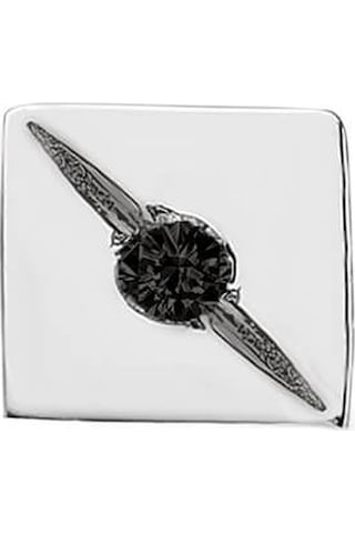 Sirius 0.02 Karat Siyah Pırlanta Tektaş Erkek Küpesi 0841E0001