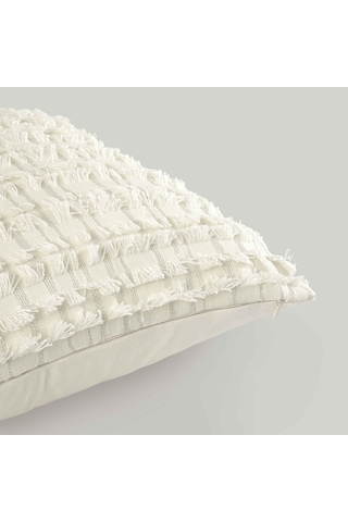 Linens Boho Kırlent Kılıfı 45x45 Cm Bej