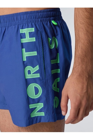 North Sails Basic Volley Cepli Erkek Deniz Şortu 36cm-33376 Mavi