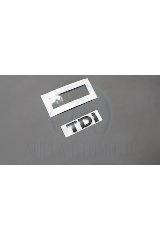 VOLKSWAGEN CADDY 2003-2010 TDİ BAGAJ YAZISI KROM
