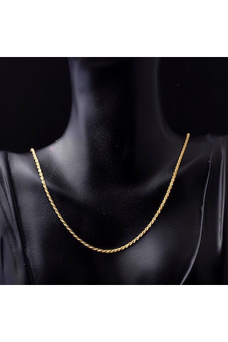 40 cm. İnce Burma 14 Ayar Altın Zincir 14HL40100