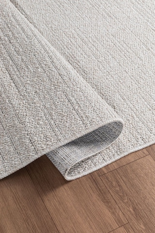 Notre Premium Kalite Kaymaz Tabanlı Doğal Yıkanabilir Kilim Oturma Odası Balkon Bahçe Mutfak Kilim-840 Kemik