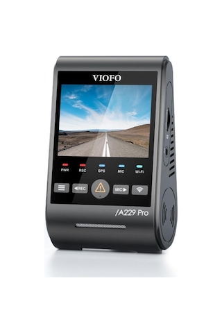 Viofo A229 Pro 4k Hdr Sony Starvis 2 Sensörlü Wi-fi Gps'li Araç Kamerası