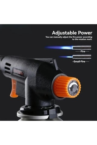 Trendooze Kamp İçin Profesyonel Rüzgara Dayanıklı Bütan Çakmak Gazlı Sobalar Siyah Gaojunshop01 Siyah