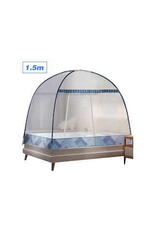 Padalink Pratik Taşınabilir Sineklik, Seyahat Ve Kamp İçin Katlanabilir Yatak Tülü, Rastgele Renk 1.5m Çok Renkli