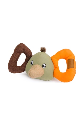Camon Gıcırtılı Kanvas Ve Peluş Fil Köpek Oyuncağı 30 Cm