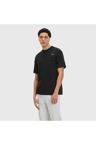 Siyah Fila T-shirt Chest Pocket Su411111 Siyah