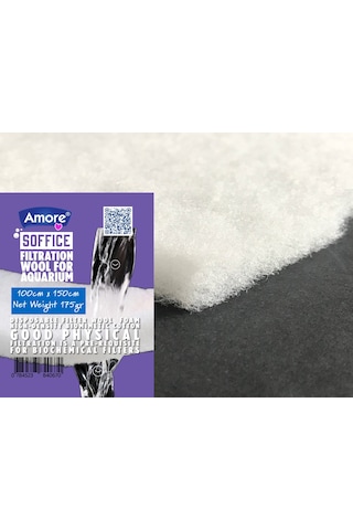 Akvaryum 175gr Silikonsuz Filtre Elyafı 100x150cm Soffice